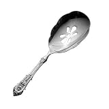 Wallace Rose Point  Hostess Helper Pierced Serving Spoon