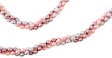 Endless Pearl Necklace in Purple, Ice Blue and Pink
