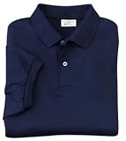 Hanes Stedman - 55-Ounce Jersey Knit Sport Shirt Navy -M