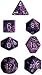 Chessex Dice: Polyhedral 7-Die Speckled Dice Set - Hurricane