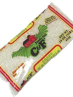 C & F Arroz Valencia Short Grain Rice for Paella, 1 lb by C & F