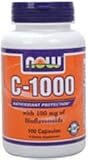 Vitamin C-1000 with Bioflavonoids 100 Caps By NOW Foods.