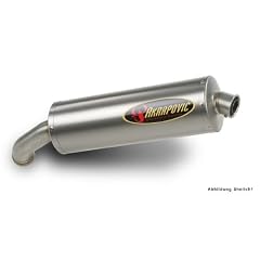 AKRAPOVIC Auspuff HONDA CB 600 F Hornet 98-02 SLIP-ON TITAN OVAL /ABE