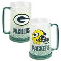 SportingGoods: Green Bay Packers NFL Crystal Freezer Mug