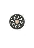 Brass Veda Doorbell in Black Finish