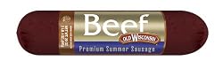 Old Wisconsin Beef Summer Sausage, 20-Ounce Packages (Pack of 3)