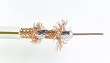 Monster Video Quad-shield RG-6 cable UL-approved 75-ohm coaxial cable for custom installations 300 feet, pre-cut