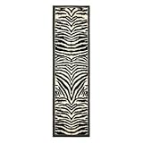 Safavieh Lyndhurst Collection LNH226A Black and White Area Runner, 2-Feet 3-Inch by 8-Feet