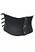 Sexy Womens Black Faux Leather Pin up Wide Waist Belt Corset