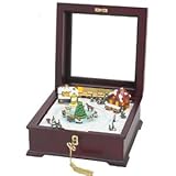 Gold Label Illuminated Music Box, Sleigh