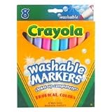 Tropical Colors Washable Markers (8 Per Pk)