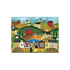 Jigsaw Puzzle Easy Grip 300 Pieces 18"X24"-Town & Country