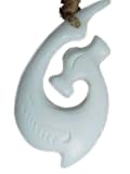 31H1YV2k1xL. SL160  MAORI BONE HAMMERHEAD SHARK MANO FISH HOOK NECKLACE