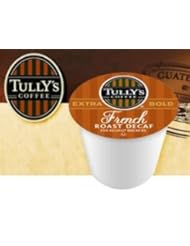 Grocery: Tullys French Roast Grand Dark DECAF Coffee * 3 Boxes of 24 K-Cups *