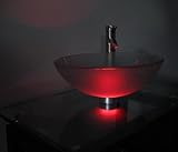 Glass Vessel Sink Mounting Ring Light (red)