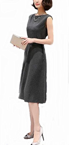 Shop XJ 結婚式 ワンピース お呼ばれ 二次会 入学式 卒業式 ベルト付 膝丈