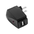 2-Port USB Home Travel Charger for Apple iPhone / iPod (Black)