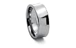 Tungsten Carbide Ring Concave High Polish 9mm