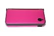 DSi XL Alunminum Metallic Armor Hard Case XL with Screen Protective Filter - Red Pink