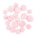 Darice Pink Yarn pom poms: 1 to 1.5 inches, 20 Pack