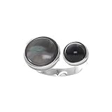 Sterling Silver Black Onyx and Grey Mother of Pearl Double Circle Ring