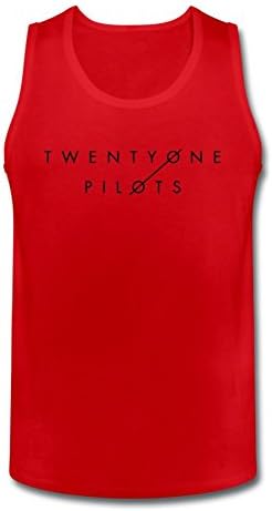 TKSTTV Twenty One Pilots Logo Men Tank Top Crew Neck