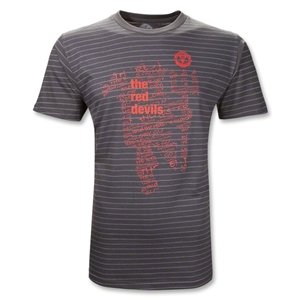 Manchester United Stripe Soccer T Shirt