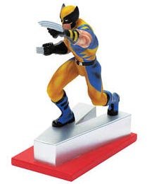  Marvel Resin Figures - Wolverine on Letter Base "V"