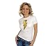 Search : MARY MARVEL Captain Shazam METALIX SYMBOL Womens Tee T-Shirt