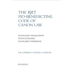 1917 Pio-Benedictine Code of Canon Law
