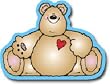 CUT OUTS HEARTFELT BEARS