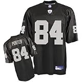 Oakland Raiders Jerry Porter Replica Youth Team Color Jersey