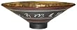 Japanese style bowl - porcelain with etched asian characters