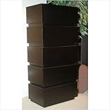 Huppe 004425-0 Tower Drawer Chest Finish: Black