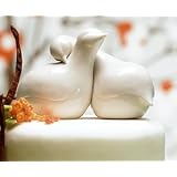 Weddingstar Contemporary Love Birds Cake Topper
