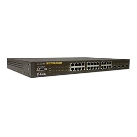 D-Link DGS-3224TGR 24-Port Managed Gigabit Switch,  with 4-SFP Combo Ports
