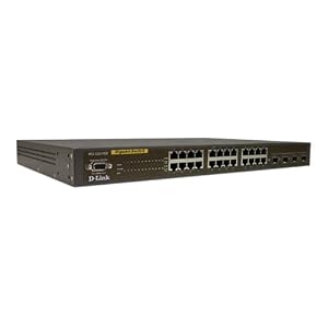 D-Link DGS-3224TGR 24-Port Managed Gigabit Switch, with 4-SFP Combo Ports by 