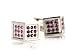 Swarovski Amethyst Mini Crystal Silver Cufflinks with Presentation Box