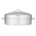 Stainless Steel High–Dome Roaster with Rack