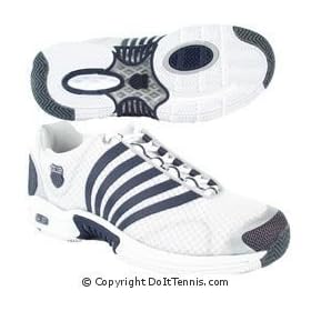 K-Swiss Mens Ascendor SLT (White Navy Platinum) Tennis Shoes, Available in Sizes 6.5 thru... by 