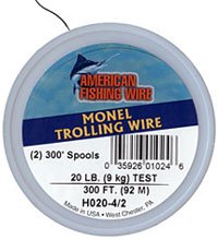 American Fishing Wire Monel Wire Trolling Line Pound Test: 20