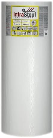 InfraStop 48" X 100' White Single Bubble Reflective Foil Insulation