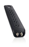 Belkin BV107030-04-BLK 7 Outlet Surge Protector with 4 feet Power Cord with Coaxial Protection (Black)