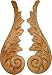 OAK Embossed Wood Ornament