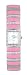Jules Jurgensen Women's A172PK Pink Enamel Crystal Accented Watch