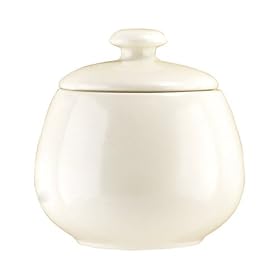 Dansk Studio LM Sugar with Lid, Cream by Dansk