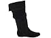 Steve Madden Women's Bonanza Tall Shafted Flat Boot,Black Suede,8 M US