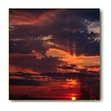 Ceramic Coaster Set - 4 pcs - Designer Coasters: Nature/Scene/ Scenery - (CCNA-308)