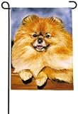 Pomeranian Dog Breed Garden Flag - 12 X 16