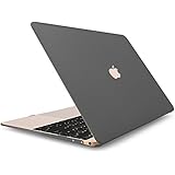 Apple New Macbook Case, Retina Display 12 Inch Laptop Computer [2015 Release], J&D [Comfortable Shield] Hard Shell Protective Case for Apple New Macbook 12 Inch, Smooth Matte Finish (Black)